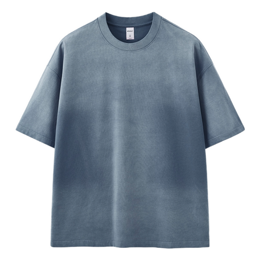 Oversized Washed Tee (Blue)