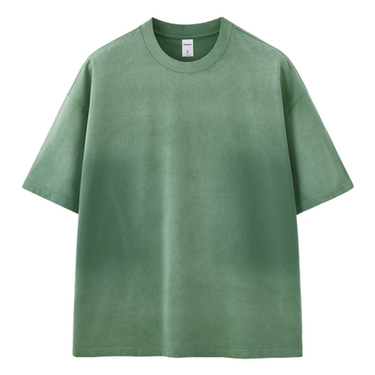 Oversized Washed Tee (Green)